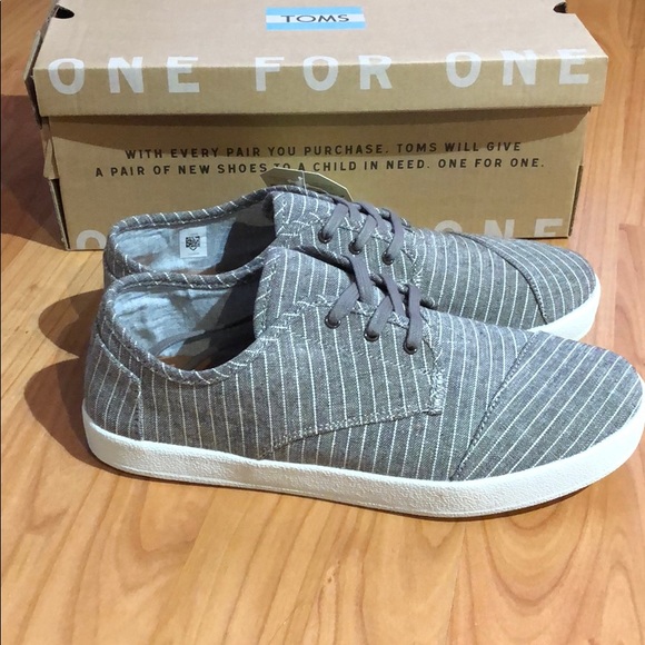 New Tom’s brown distressed strip Men sneaker - Picture 3 of 4